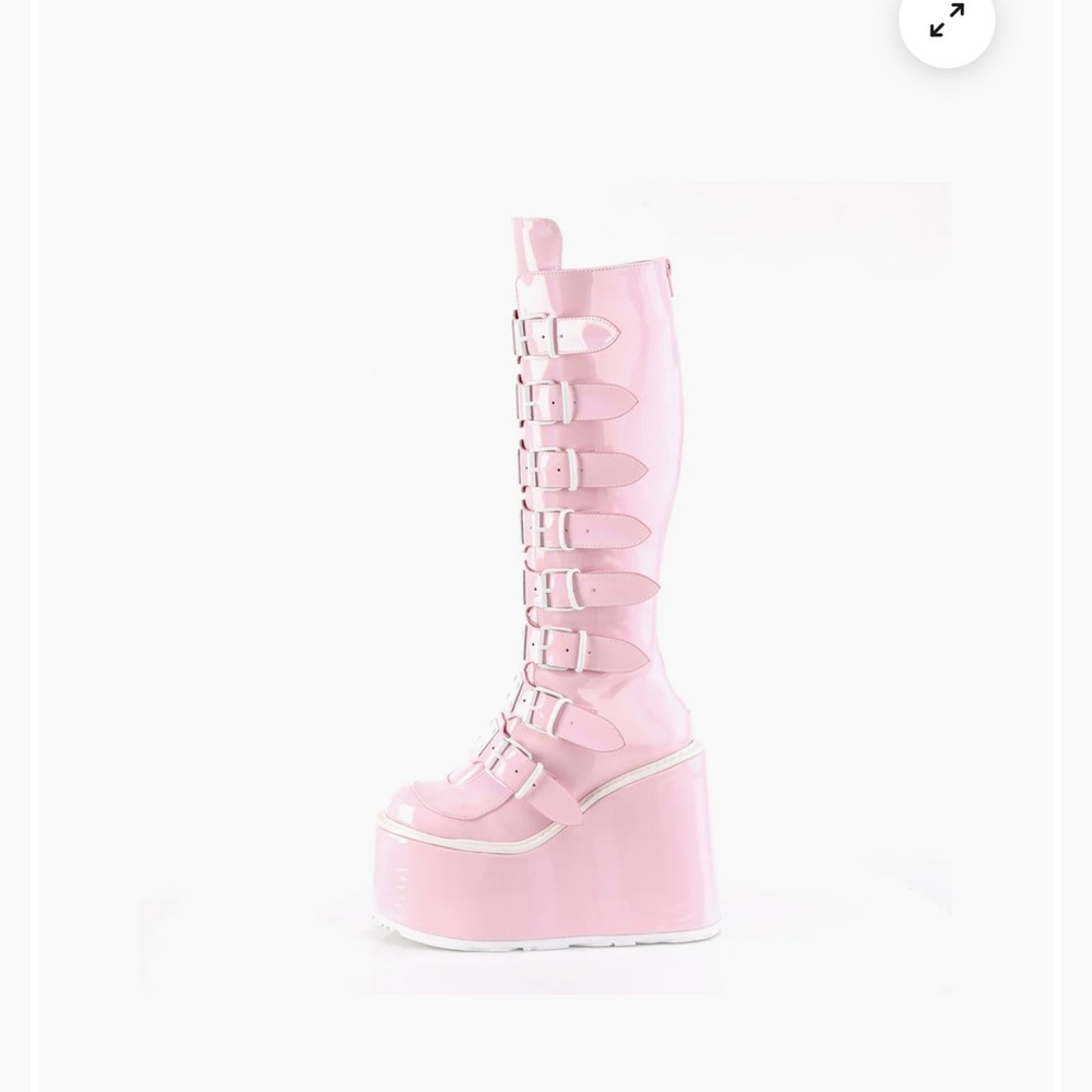 Pink Holographic Demonia Swing-815 - image 8